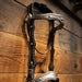 Amazing 1940's Vintage Silver Dotted Bridle & Cavesson Rig w/ Buerman Bit Tack - Rigs MISC