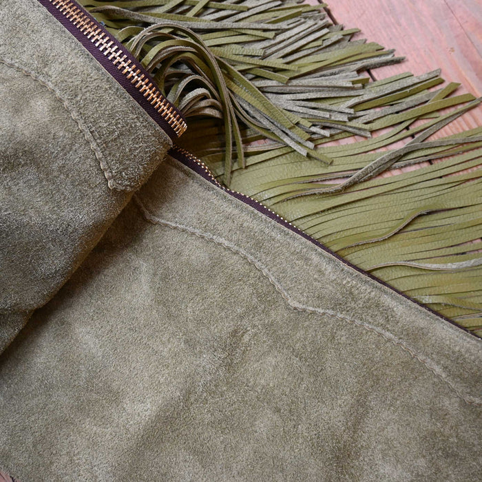 Teskey's Small Roughout Shotgun Chaps 2204 Tack - Chaps & Chinks Teskey's