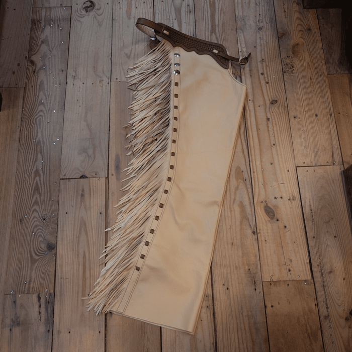 Teskey's Medium Smooth Palomino Versatility Chaps 1885