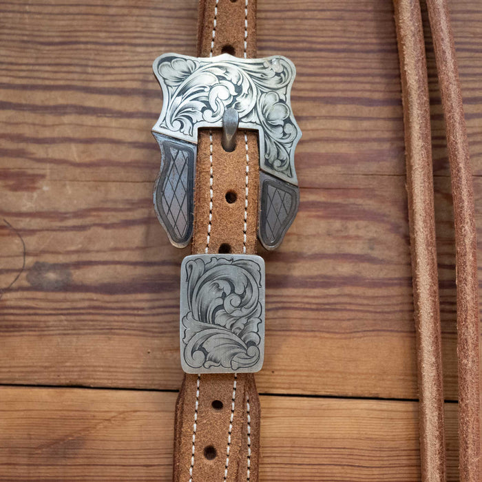 Robert Campbell Solid Port Bridle Rig w/ Split Ear Headstall