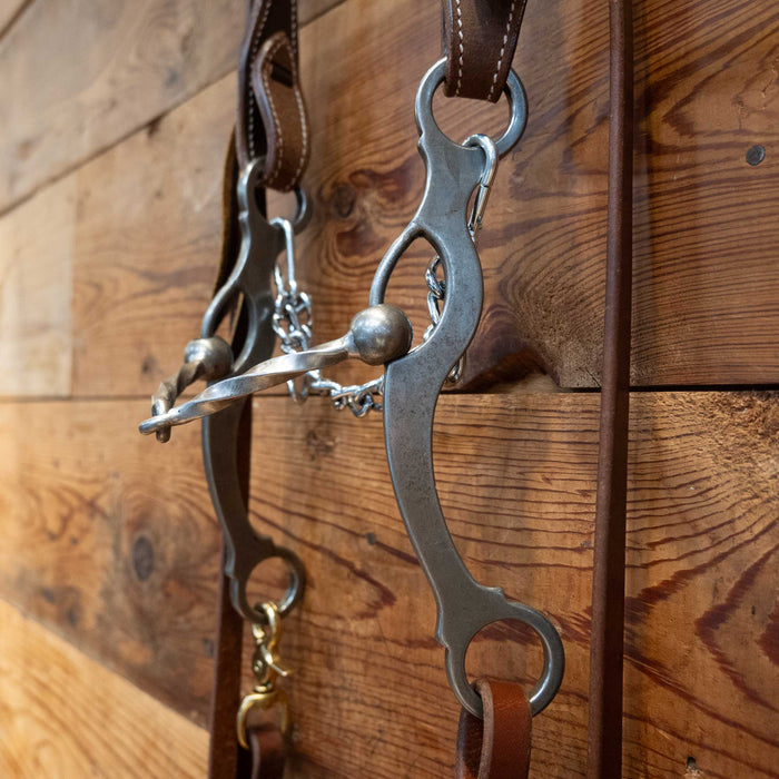 Jesse Hoover Slow Twist Snaffle Bridle Rig