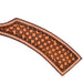 Teskey's Geometric Spur Strap w/Shell Border Tack - Spur Straps Teskey's