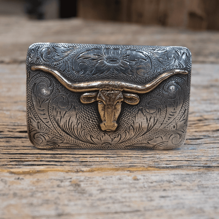 1940's - 50's Keystone Bro's Steer Head Belt Buckle