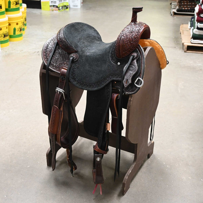 14" TESKEY'S PRO CUTTER RANCH CUTTER SADDLE