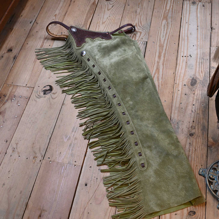 Teskey's Small Roughout Shotgun Chaps 2204 Tack - Chaps & Chinks Teskey's