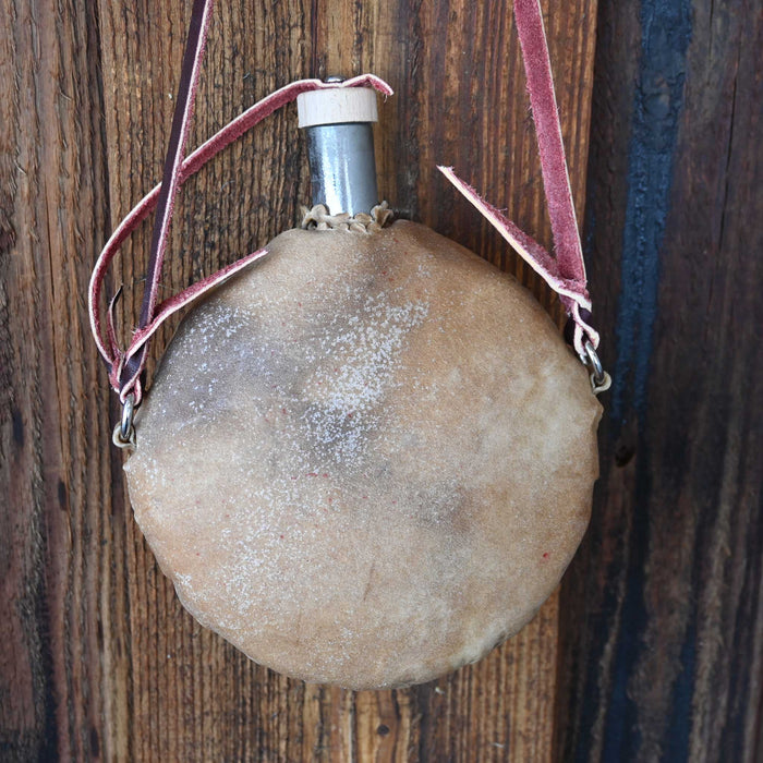 Bill Elliott Handmade Rawhide Canteen