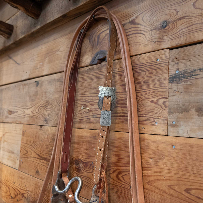 Robert Campbell Solid Port Bridle Rig w/ Split Ear Headstall
