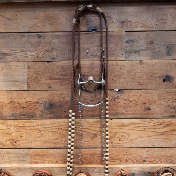 Diablo Hooded Copper Port Bridle Rig