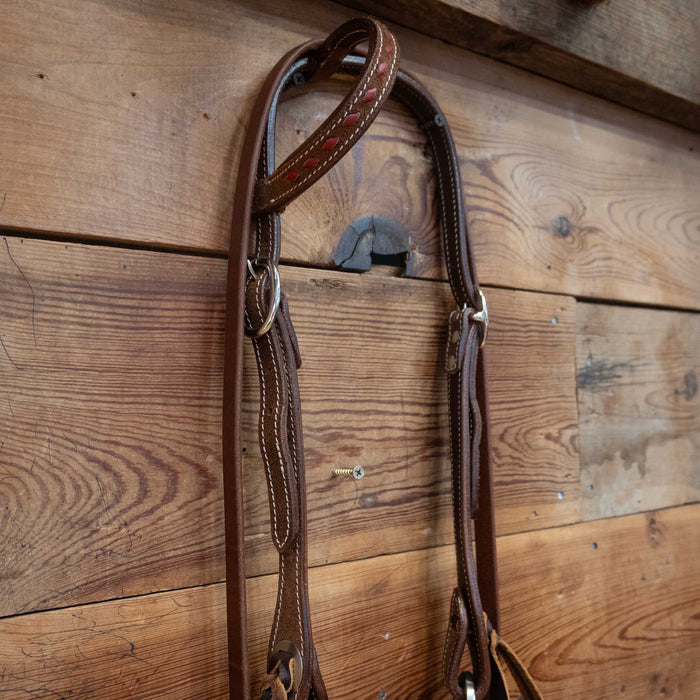 Jesse Hoover Slow Twist Snaffle Bridle Rig