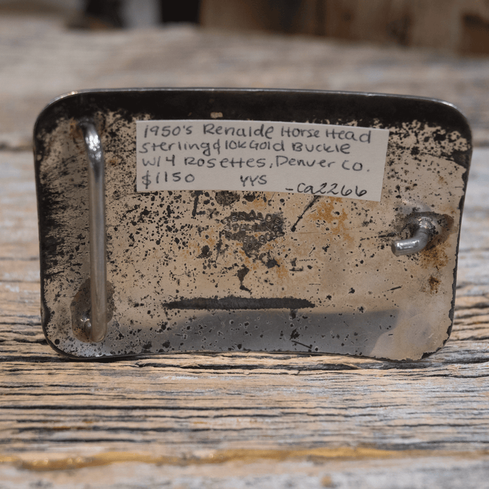 1950's Renalde Horse Head Belt Buckle