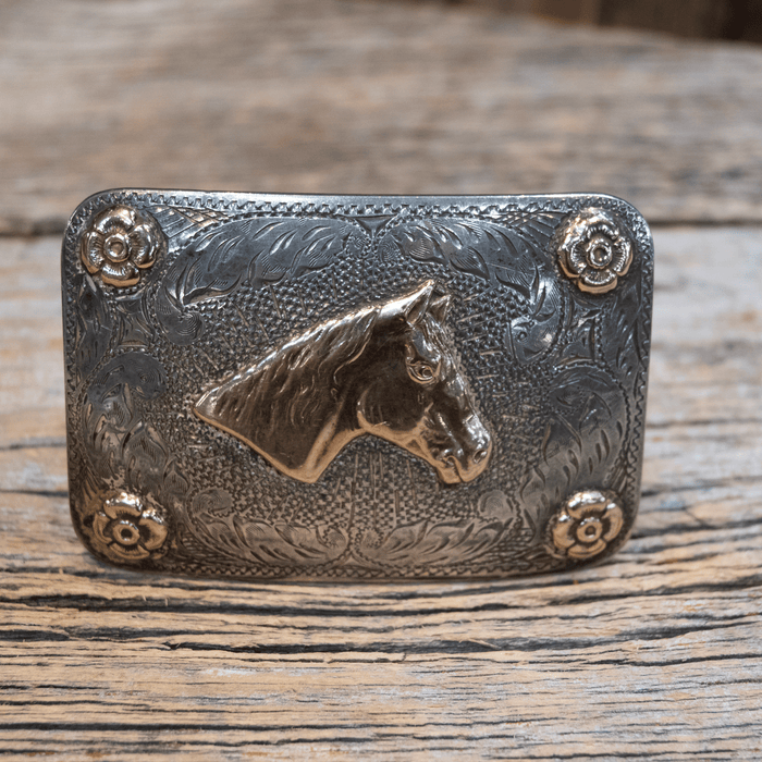 1950's Renalde Horse Head Belt Buckle