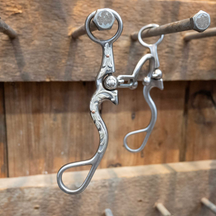 Silver Mounted Kerry Kelley 02S Ported Chain Bit