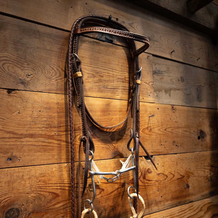 Argentine Smooth Snaffle Bridle Rig Tack - Rigs MISC