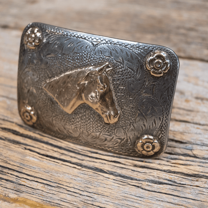 1950's Renalde Horse Head Belt Buckle