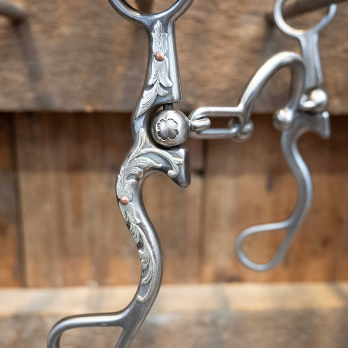 Silver Mounted Kerry Kelley 02S Ported Chain Bit