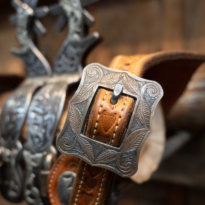 Cody Jack Silver Mounted Longhorn Spurs & Hardware