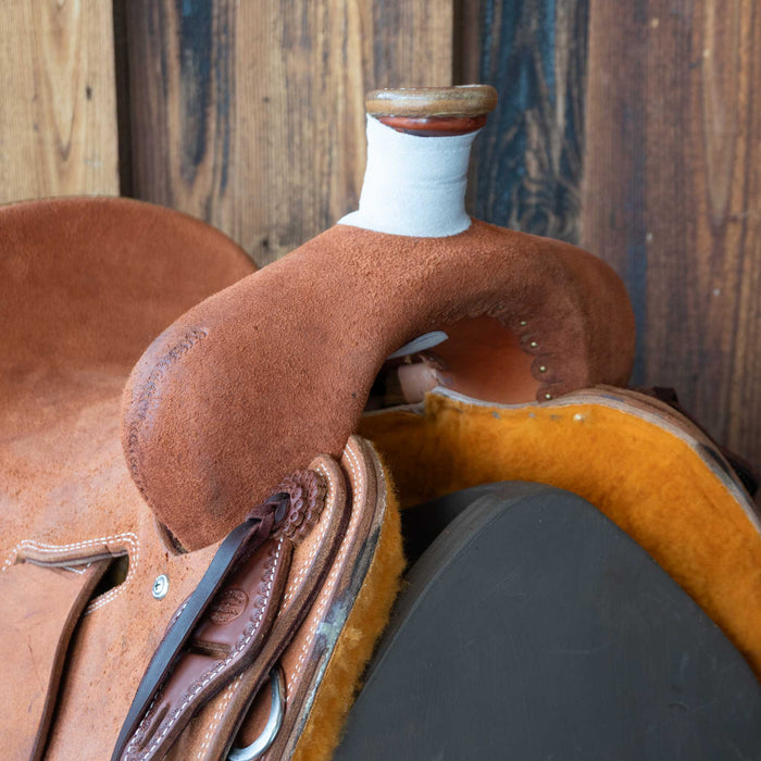 14" TESKEY'S STRIP DOWN RANCH SADDLE