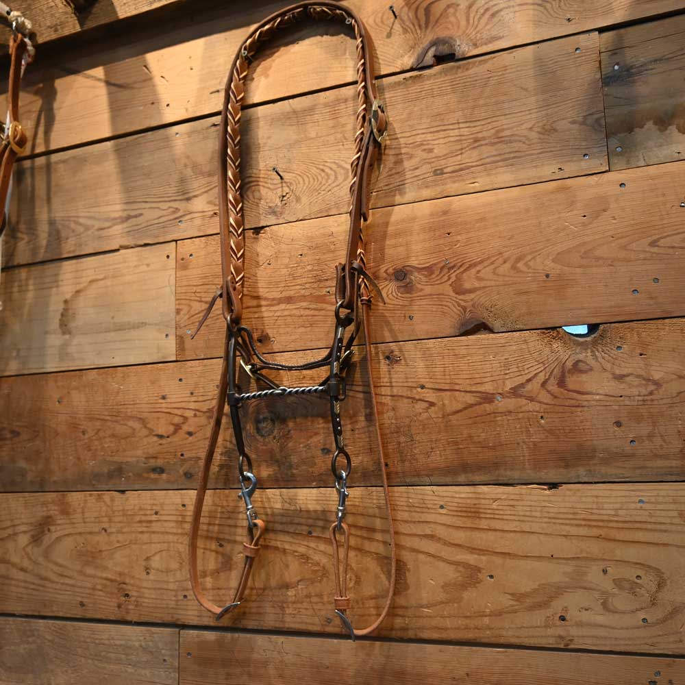 Bridle Rig - Charmayne James Long Shanked Twisted  -  RIG609 Tack - Rigs Charmayne James   