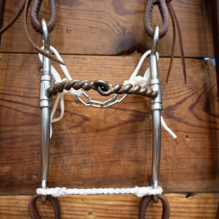 Tom Balding Twisted Wire Snaffle Bridle Rig Tack - Rigs Tom Balding