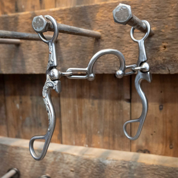 Silver Mounted Kerry Kelley 02S Ported Chain Bit