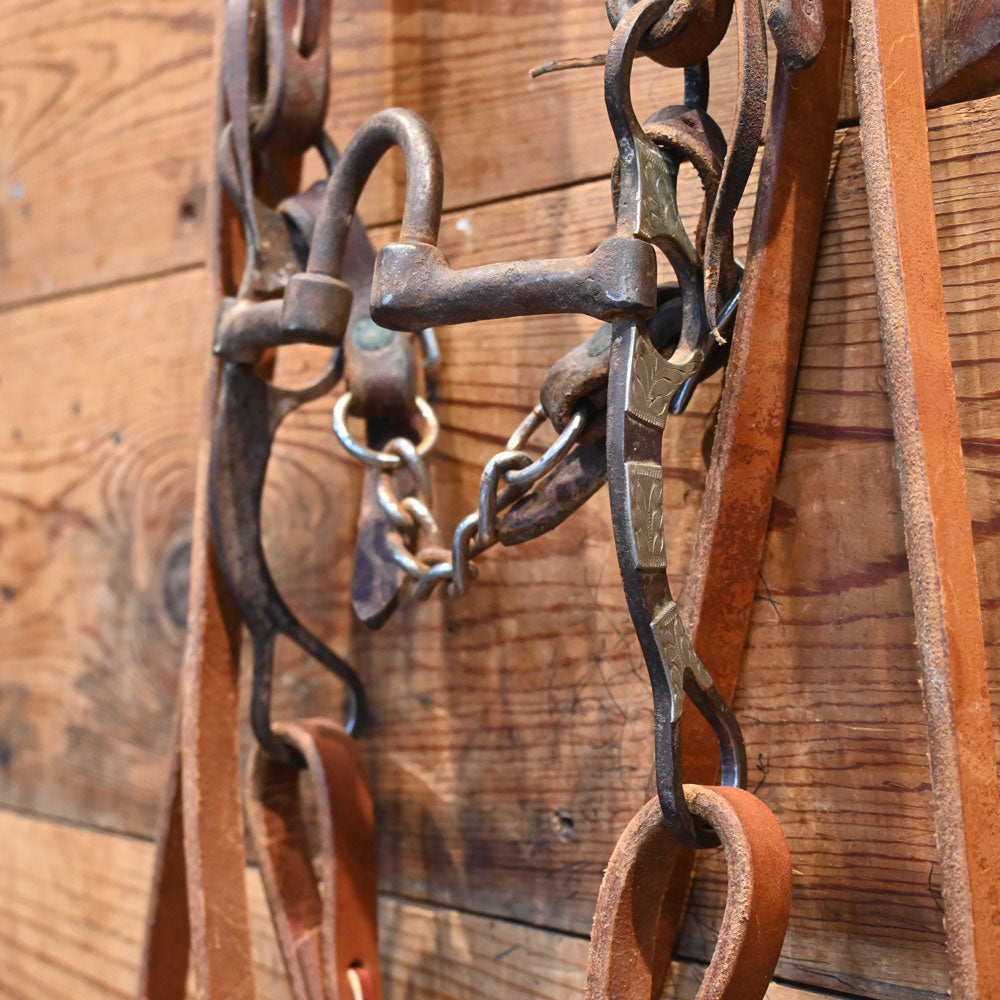 Rod Teuscher Silver Mounted Port Bridle Rig Tack - Rigs Rod Teuscher