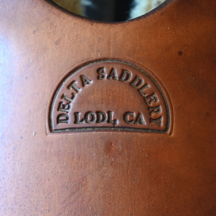 15.5" USED DELTA SADDLERY POST HORN SADDLE