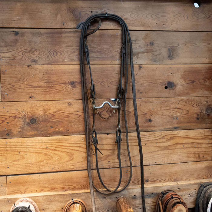 Solid Port Correction Rig w/Single Ear Headstall Sale Barn misc