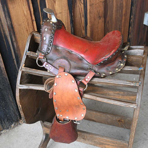 Vintage Western Cowboy Saddle -Saddle _CA737 Collectibles MISC   