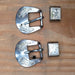 Western Headstall Buckles - Wayne Dollar Buckle _Ca356 Tack - Conchos & Hardware Wayne Dollar   