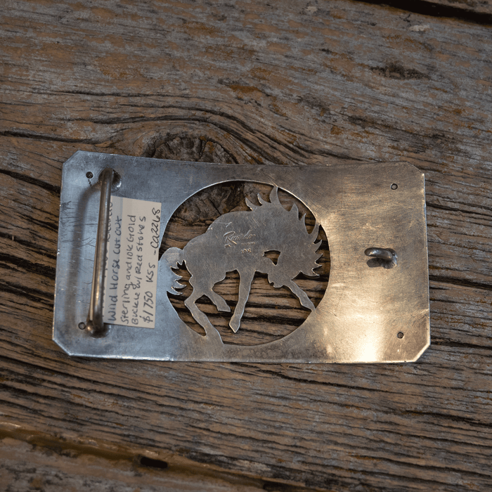 Ricardo 1950's-60's Sterling Silver Belt Buckle