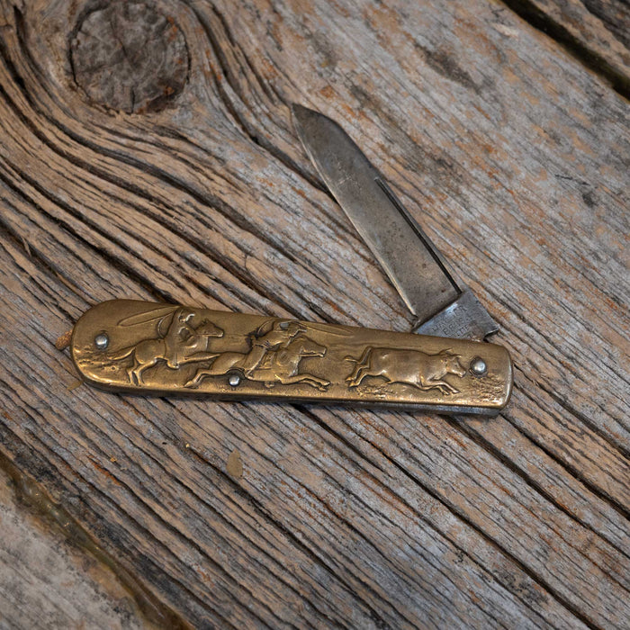1920's - 1930's Jaeger Bros Brass Pocket Knife