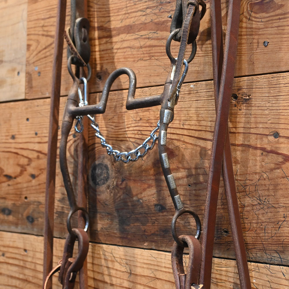 Bridle Rig - Josh Ownbey Silver Mounted Port Bit RIG948 Tack - Rigs Josh Ownbey Cowboy Line