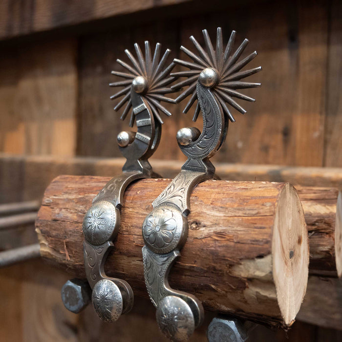 Denny Lytle & Jim Mower Silver Mounted Spurs
