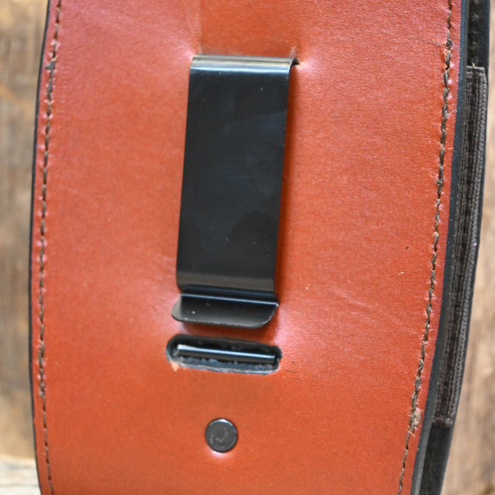 Mahogany Leather Phone Holder Collectibles MISC