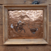 1950's Embossed Copper Artwork Calf Roper Collectibles Vintage