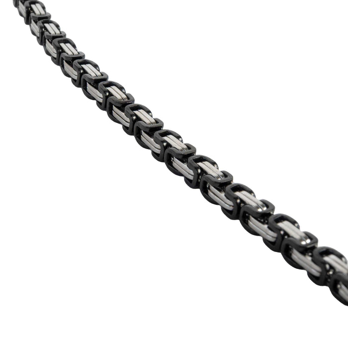 Silver Strike 24" Matte Engraved Scroll Necklace MEN - Accessories - Jewelry & Cuff Links M&F Western Products
