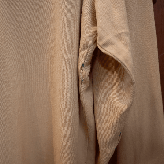 1950's Handmade Hand Embroidered Cotton Shirt