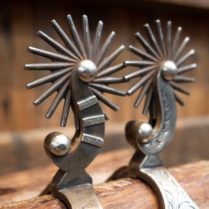 Denny Lytle & Jim Mower Silver Mounted Spurs