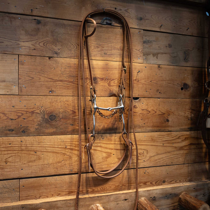 Twisted Wire Snaffle Bridle Rig Tack - Rigs MISC