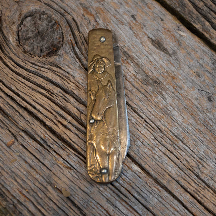 1920's - 1930's Jaeger Bros Brass Pocket Knife