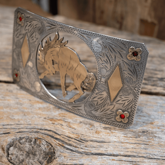 Ricardo 1950's-60's Sterling Silver Belt Buckle