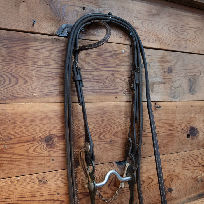 Solid Port Correction Rig w/Single Ear Headstall Sale Barn misc