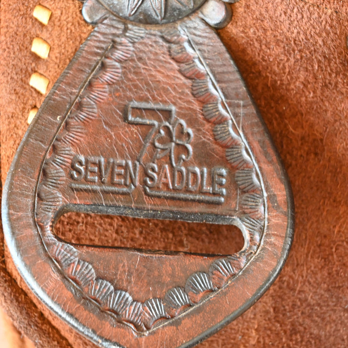 14" USED SEVEN BARREL SADDLE Saddles - Used Seven Saddle