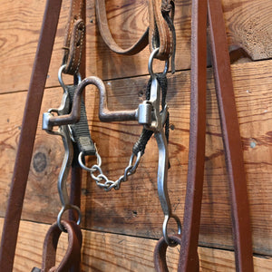 Bridle Rig - Ricky Green Solid Port Bit RIG949 Tack - Rigs Ricky Green