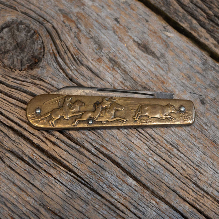 1920's - 1930's Jaeger Bros Brass Pocket Knife