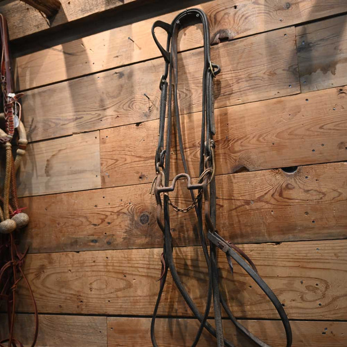 Bridle Rig -  JD Morrow Solid Port Bit- RIG444 Tack - Rigs JD Morrow   