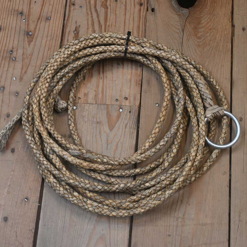 36' Handmade Rawhide Lariat Rope RR053 Tack - Ropes Teskey's   