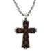 Silver Strike 24" Chain Leather Cross MEN - Accessories - Jewelry & Cuff Links M&F Western Products