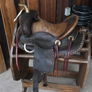 Vintage R.T. Frazier Pueble Colo.  Western Cowboy Saddle - Western Decor  _CA739 Collectibles R.T. Frazier   