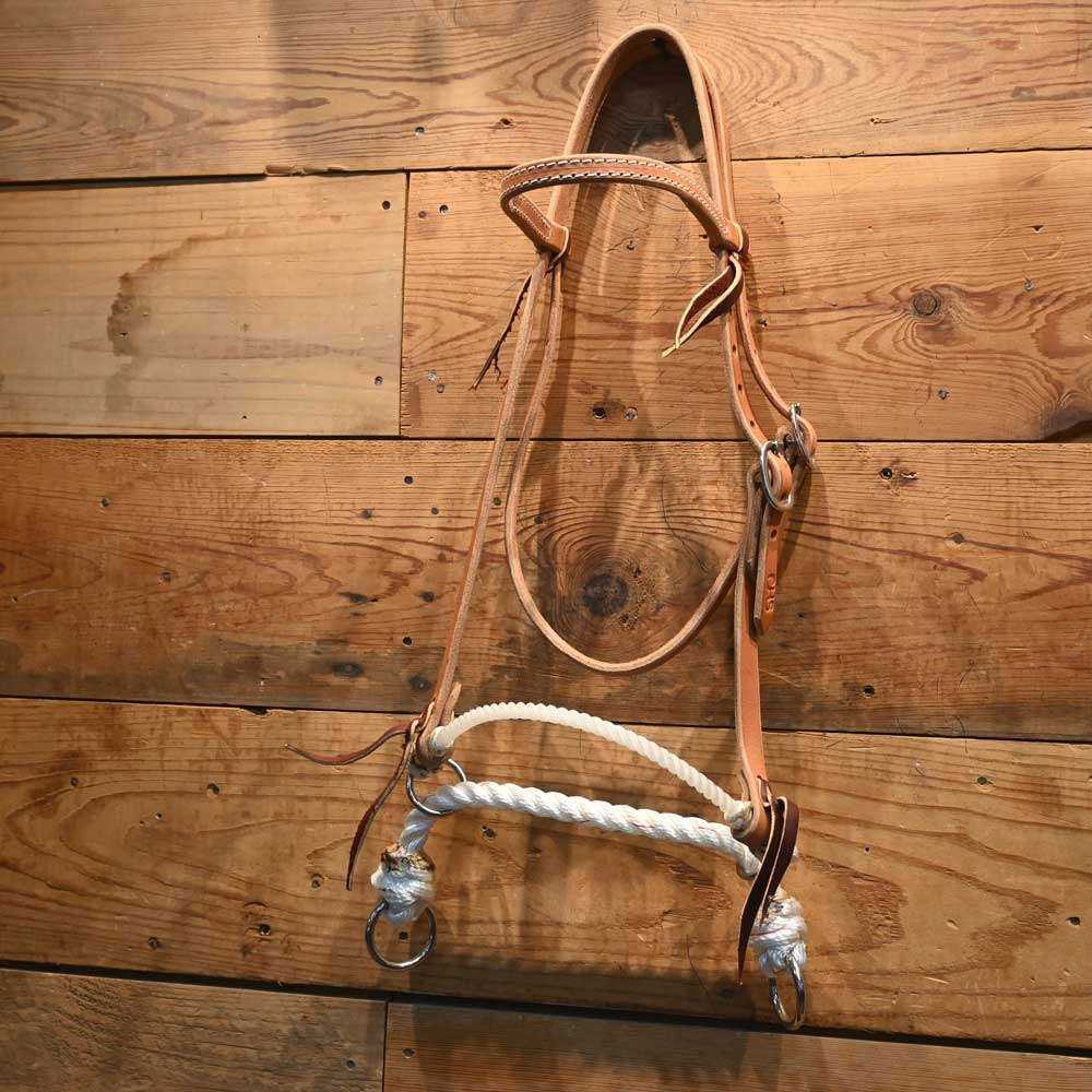 Cow Horse Supply - "The Rope Nose Pauley Puller" - Side Pull CHS186 Tack - Training - Headgear Cow Horse Supply   